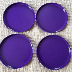 Vintage 1970's Heller Dishes & Serving Plate- Purple